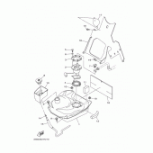 Схема вузла: Паливний бак Yamaha YP400 Grand Majesty