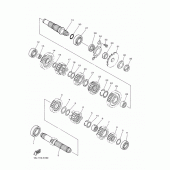 Схема вузла: Трансмісія Yamaha YZ450F YZ450F