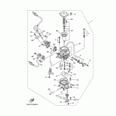 Схема вузла: Карбюратор Yamaha YP250 Majesty