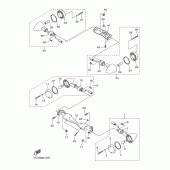 Схема узла: Поворотники Yamaha XVS1300 Midnight Star