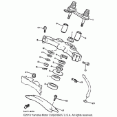 Схема узла: Рулевой механизм Yamaha XVZ1300 Venture Royale