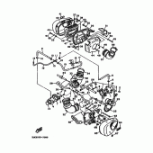 Схема узла: Впускная система Yamaha XV1100 Virago Special