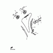 Схема узла: Распредвал и Цепь ГРМ Yamaha YZ450F YZ450F