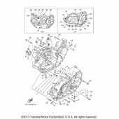 Схема узла: Картер двигателя Yamaha XV1900 Stratoliner