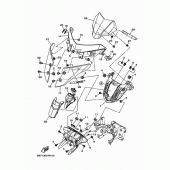 Схема вузла: Облицювальні елементи 2 Yamaha FZ10/MTN1000 MT-10
