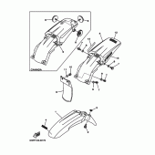 Схема вузла: Крило Yamaha TTR125 TT-R125