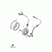 Схема вузла: Генератор Yamaha TW125