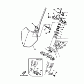 Схема узла: Рулевой механизм Yamaha TTR125 TT-R125