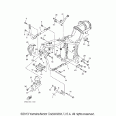 Схема вузла: Рама Yamaha XVS1100 V-Star Custom