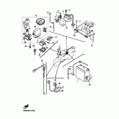 Схема узла: Электрооборудование 2 Yamaha XJR1300