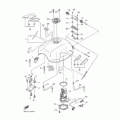 Схема узла: Топливный бак Yamaha XJ6 Diversion F