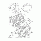 Схема вузла: Картер двигуна Yamaha XVS650 Drag Star