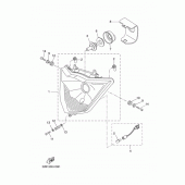 Схема вузла: Фара Yamaha WR125 WR125R