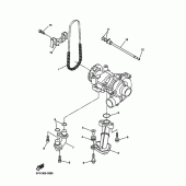 Схема вузла: Масляний насос Yamaha FZ8 FZ8 FAZER