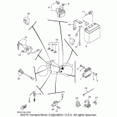 Схема узла: Электрооборудование (2) Yamaha XVS1100 V-Star Custom