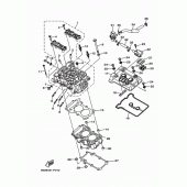Схема вузла: Головка циліндра Yamaha YZF-R3