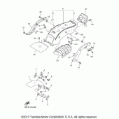 Схема вузла: Крило Yamaha XVS650 V-Star Custom