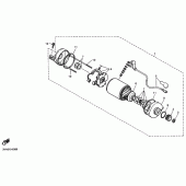 Схема вузла: Електричний стартер Yamaha SRX400
