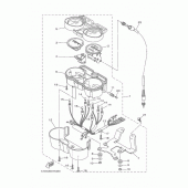 Схема узла: Панель приборов Yamaha YBR125