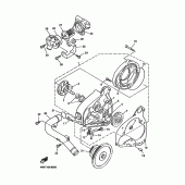 Схема вузла: Водяний насос Yamaha XVZ1300 Royal Star Tour Deluxe