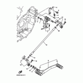 Схема вузла: Вал перемикання Yamaha XV1700 Road Star