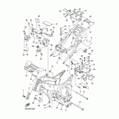 Схема вузла: Рама Yamaha FZ6 FZ6-S2 (Naked)