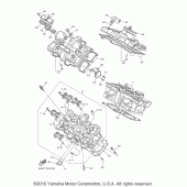 Схема вузла: Головка циліндра Yamaha VMX17 V-MAX