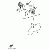 Схема узла: Опция (ELECTRICAL) Yamaha XV750 Virago