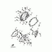 Схема вузла: Кришки картера 1 Yamaha TTR230 TT-R230