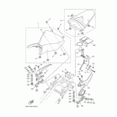 Схема вузла: Сидіння Yamaha MTN320 MT-03 (ABS)