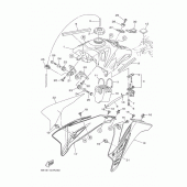Схема вузла: Паливний бак Yamaha TTR110 TT-R110