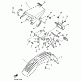 Схема узла: Крыло Yamaha XT600 XT600