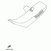 Схема узла: Сиденье Yamaha YZ250 YZ250