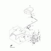 Схема вузла: Сидіння Yamaha FZ1 FZ1 FAZER (Naked, ABS)