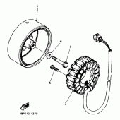 Схема узла: Генератор Yamaha XJ600 Diversion (Naked)