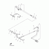 Схема вузла: Вал перемикання Yamaha FZ8 FZ8 (Naked)