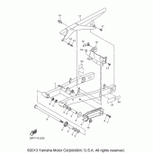 Схема узла: Задний рычаг и Подвеска Yamaha FZ6 FZ6R