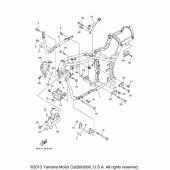 Схема вузла: Рама Yamaha XVS1100 V-Star Classic