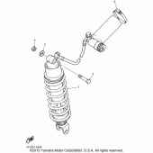 Схема вузла: Задня підвіска Yamaha YZF600R Thundercat