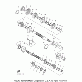 Схема вузла: Трансмісія Yamaha YZF-R1 R1S Limited Edition