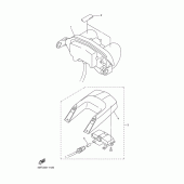 Схема вузла: Задній ліхтар (Стоп-сигнал) Yamaha YZF-R6/YZF600 R6