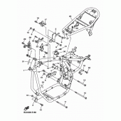 Схема узла: Рама Yamaha XVS950 SCR950