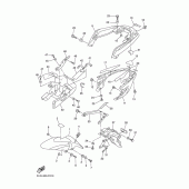 Схема узла: Крыло Yamaha FZ6 FZ6 FAZER