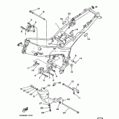 Схема вузла: Рама Yamaha TDM850