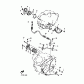 Схема узла: Масляный насос Yamaha XT600 XT600