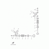 Схема узла: Клапан Yamaha YBR125