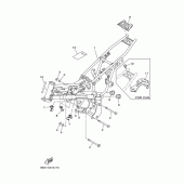 Схема узла: Рама Yamaha TTR110 TT-R110