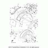 Схема узла: Крыло Yamaha XVS650 V-Star Silverado