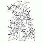 Схема узла: Крыло Yamaha XJR1200