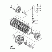 Схема вузла: Зчеплення Yamaha YZF-R6/YZF600 R6